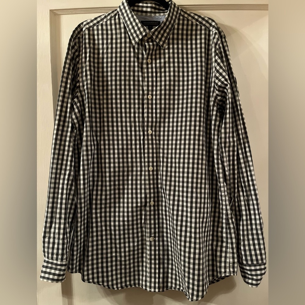COPY - Mens Large Large Tall Slim Fit Button Down Dress Shirt